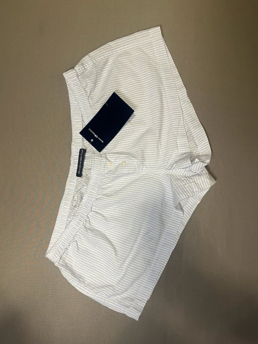 Brandy Melville Striped PJ Shorts (Blue & White) NEVER WORN, WITH TAGS!